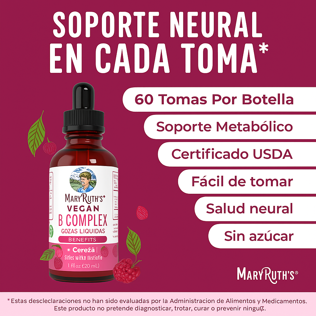 🔥 SUPER COMBO: 2 MaryRuth’s Frambuesa + 1 Gotero de Complejo B TOTALMENTE GRATIS + ENVÍO GRATIS 🔥