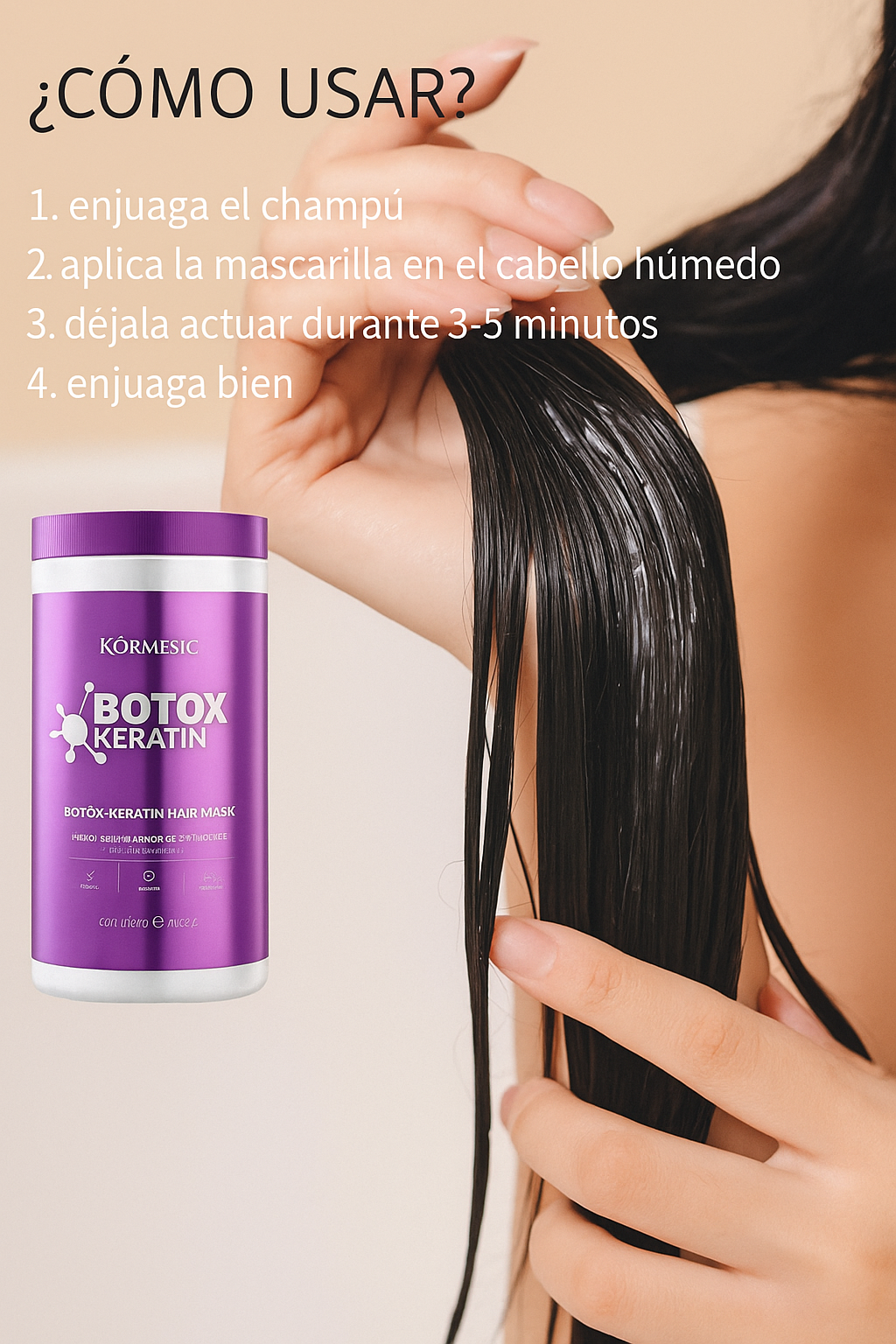 KERATIN LUXE PRO by Kormesic – Alisado, Brillo y Restauración con Envío GRATIS