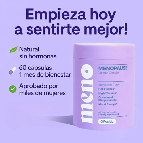 🌸 MenoBalance – ¡Tu Vida Sin Sufrimiento en la Menopausia! 🌸 + Envío Gratis