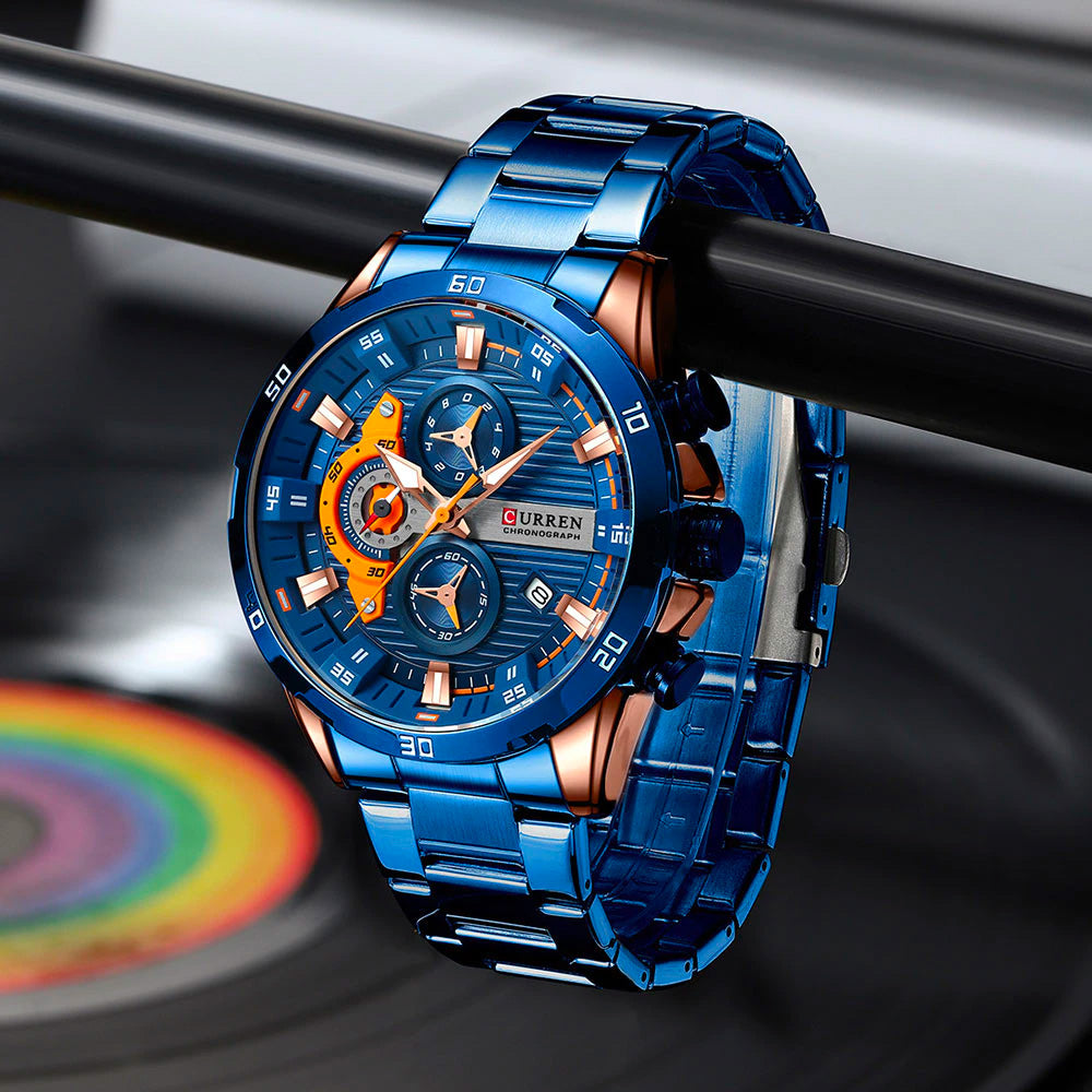 ⌚ Curren Alpha 8402 – El Reloj de los Hombres que Imponen Presencia + Envío Gratis