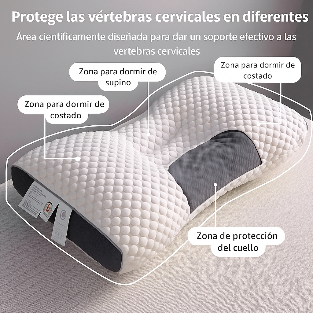 💤 CerviCare3D™ – La Almohada Inteligente para un Descanso sin Dolor + Envío GRATIS 🎁 con Brinde Especial